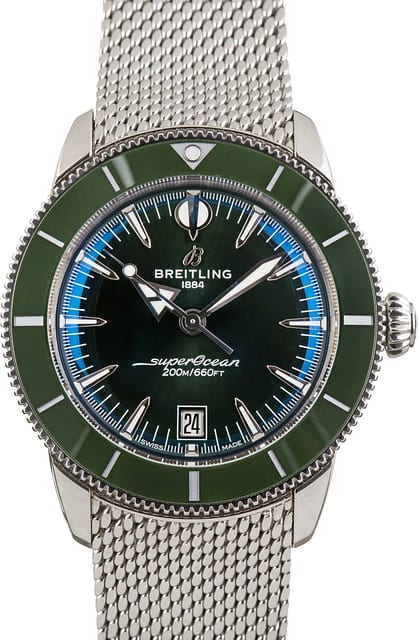 Pre-Owned Breitling Superocean Heritage B31 Automatic 42 Green Dial