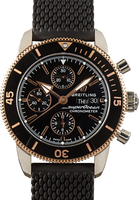 Used Breitling Two Tone Superocean Heritage Chronograph 44