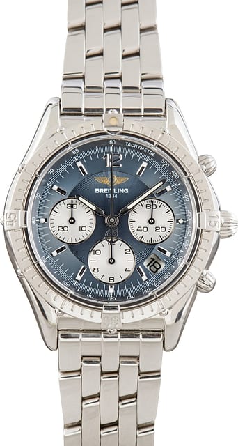 Pre-Owned Breitling Windrider Chrono Cockpit Blue Dial