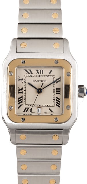 Used Cartier Santos Galbee 1566