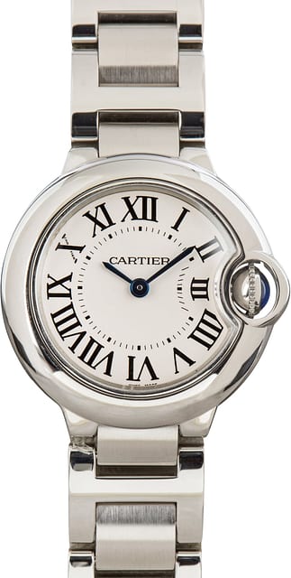 Pre-Owned Ballon Bleu de Cartier Ref W69010Z4 Stainless Steel
