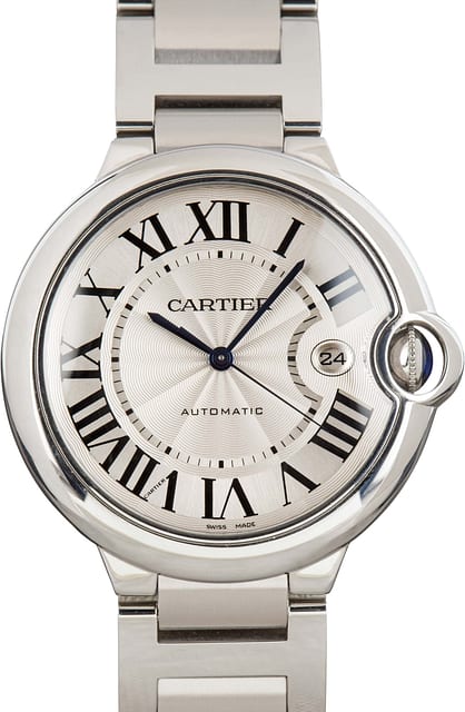 Pre-Owned Cartier Ballon Bleu W69012Z4 Stainless Steel