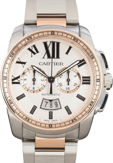 Calibre De Cartier Chronograph W7100042 Two Tone
