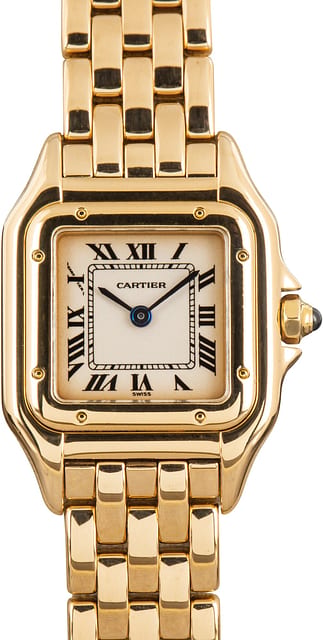 Cartier Panthere W25022B9 18k Yellow Gold Small Model