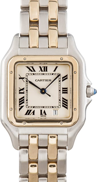 Cartier Panthere Ref W25028B6 Steel & Yellow Gold