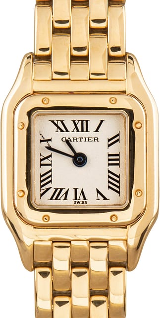 Pre-Owned Panthere de Cartier Ref W25034B9 18k Yellow Gold