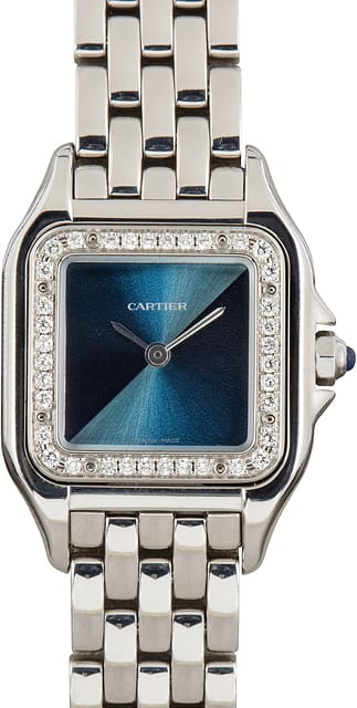 Panthere de Cartier W4PN0013 Blue Dial