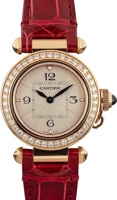 Pre-Owned Pasha De Cartier 18k RoseGold