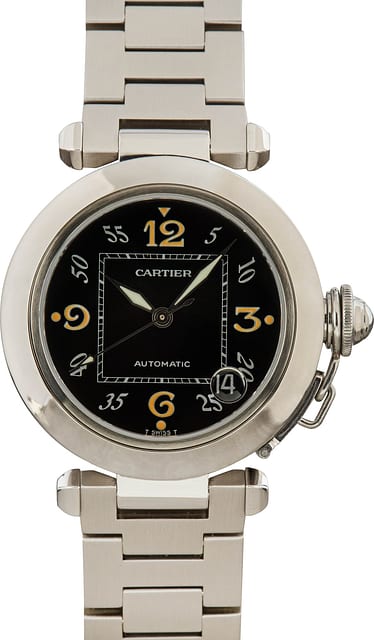 Cartier Pasha C Stainless Steel Arabic Dial