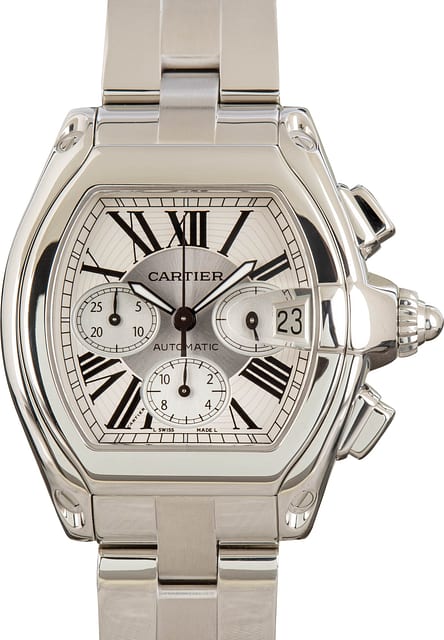 Cartier Roadster W62019X6 XL Stainless Steel