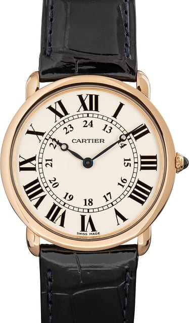 Ronde Louis Cartier 18k Rose Gold