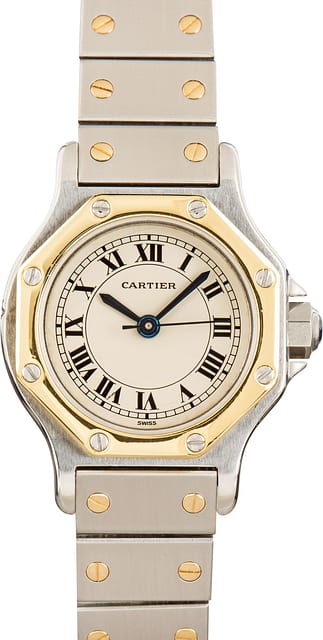 Cartier Santos Ronde Ref 82037288 Two Tone