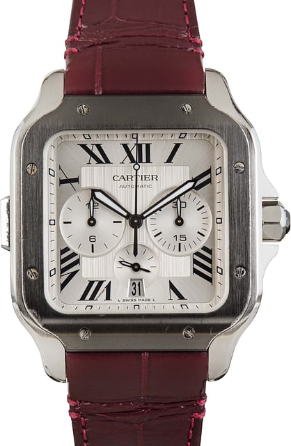 Cartier Santos De Cartier Chronograph WSSA0017 Extra Large Model