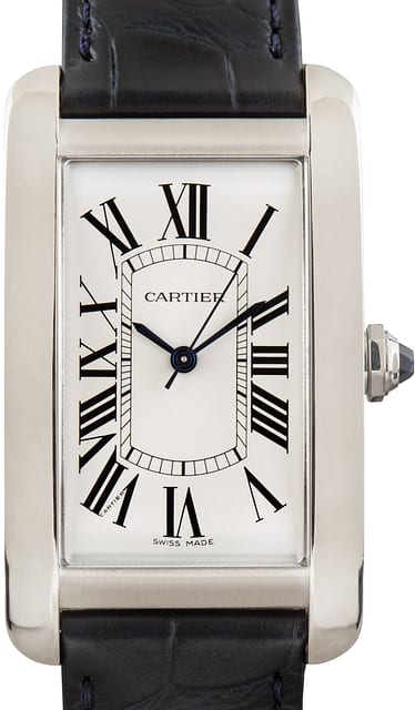 Pre-Owned Cartier Tank Americaine WSTA0045 Stainless Steel