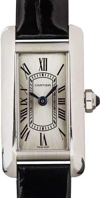 Cartier Tank Americaine Ref WSTA0081 Mini Stainless Steel