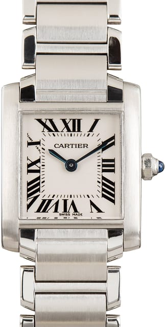 Used Cartier Tank Francaise Ref W51008Q3 Small Model