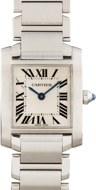 Used Cartier Tank Francaise Ref W51008Q3 Small Model