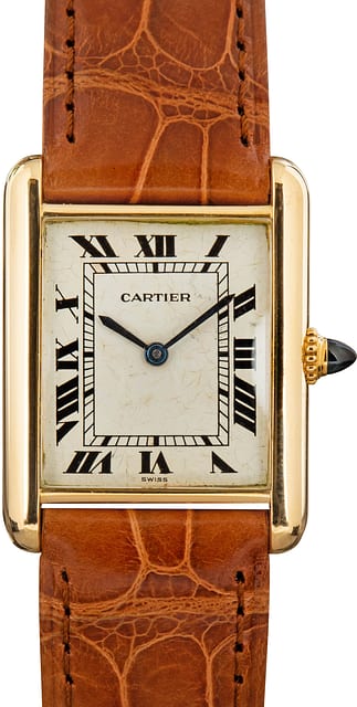 Pre-Owned Cartier Tank Gold