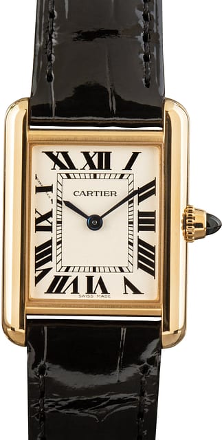 Pre-Owned Tank Louis Cartier Watch Ref WGTA0342 Yellow Gold