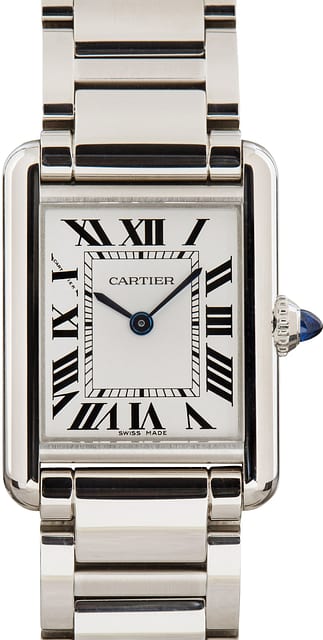 Tank Must de Cartier Stainless Steel WSTA0107 Small Model