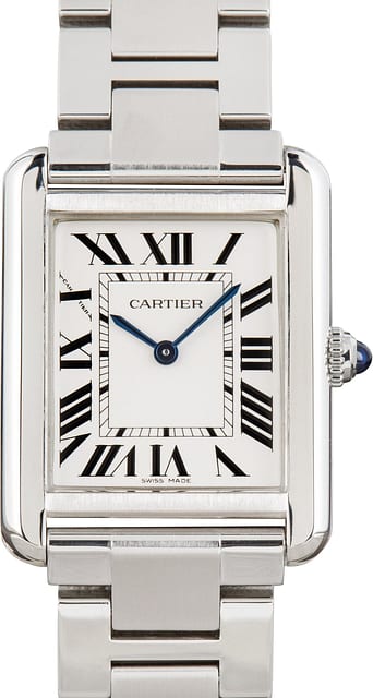 Used Cartier Tank Solo W5200013 Small Model