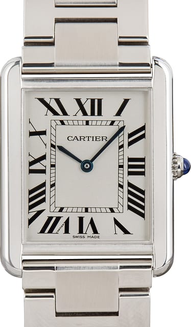 Cartier Tank Solo W5200014 Stainless Steel Large Model