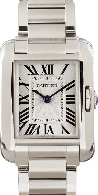 Pre-Owned Cartier Tank Anglaise Watch Ref W5310022 Small Model