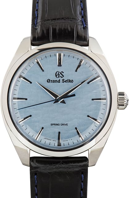 Pre-owned Grand Seiko Elegance Collection SBGY007 Blue Dial