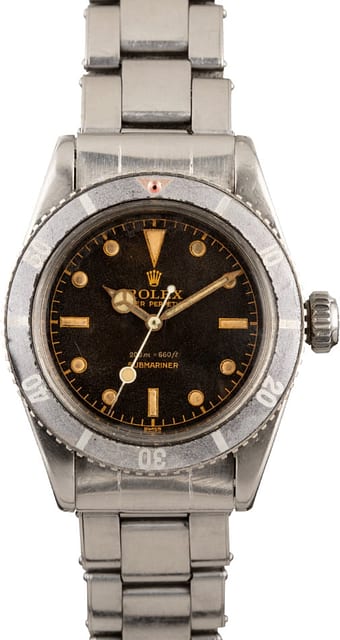 Vintage Tropical Rolex Submariner Ref. 6538