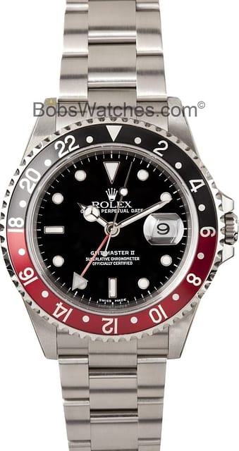 Rolex GMT-Master II 16710 - Coke Insert No Holes Case
