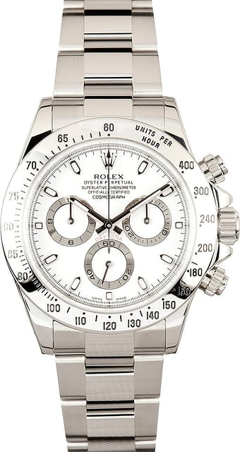 Rolex Daytona White 116520 Stainless Steel