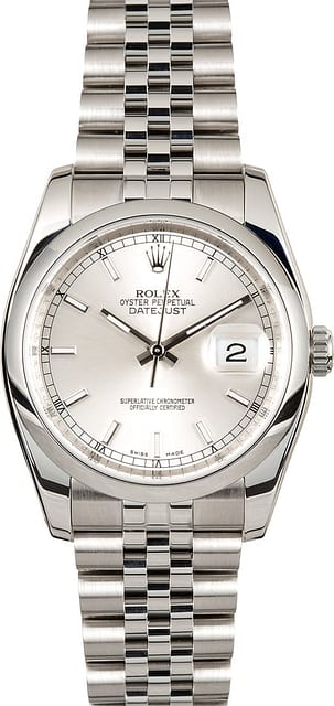 PreOwned Rolex Datejust 116200 Stainless Jubilee