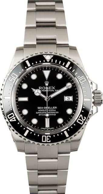 PreOwned Rolex Sea-Dweller 116600 Black Ceramic Bezel