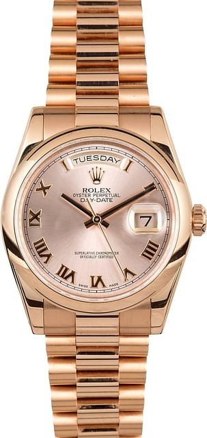 Rolex Day-Date President 118205 Everose Gold