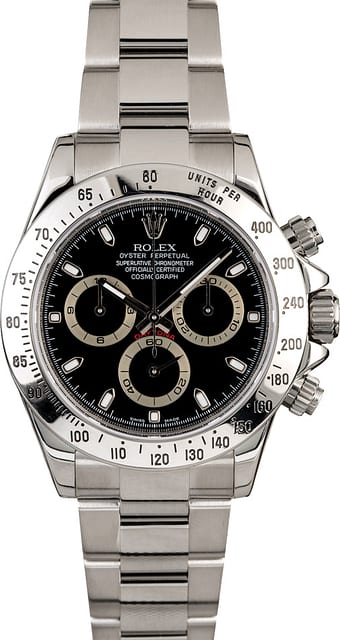 PreOwned Rolex Daytona 116520 Serial Engraved