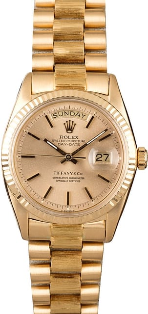Rolex President 1807 Tiffany & Co Dial
