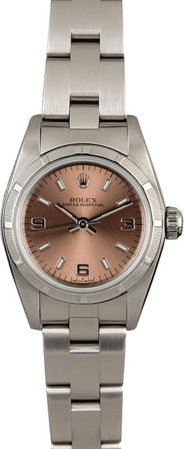 Ladies Rolex Datejust 76030 Salmon Dial