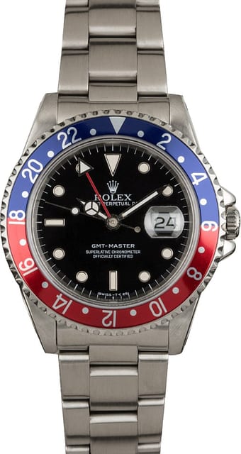 PreOwned Rolex GMT-Master 16700 'Pepsi' Bezel
