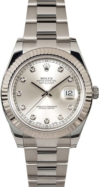 PreOwned Rolex Datejust 116334 Diamond Dial