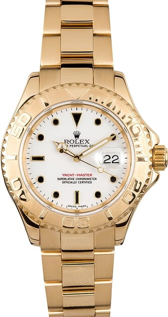 Rolex 18K Yacht-Master 16628 Certified Pre Owned