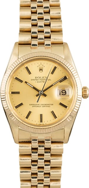 Pre Owned Rolex Date 15037