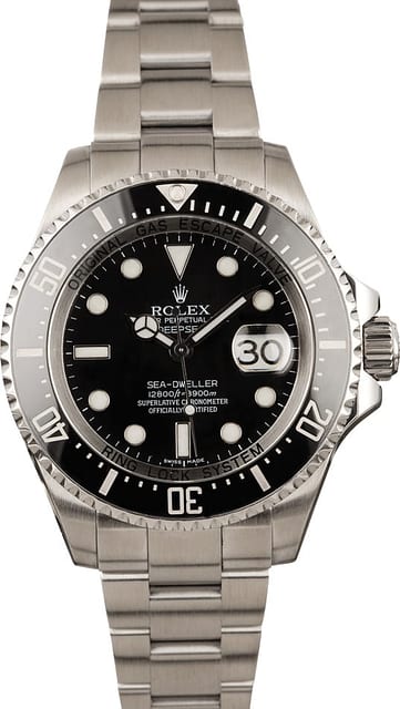 Pre Owned Rolex Sea Dweller Deepsea 116660 Ceramic Bezel