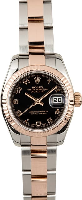Pre-Owned Rolex Ladies Datejust 79163 Roman Dial