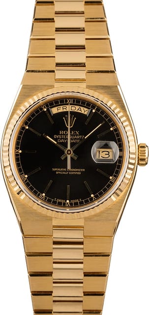 Pre Owned Rolex OysterQuartz Day-Date 19018
