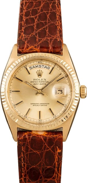 Pre-Owned Rolex Day-Date 1802 German Day