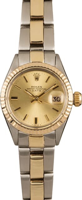 Lady Rolex Date Steel 6917 Oyster Bracelet