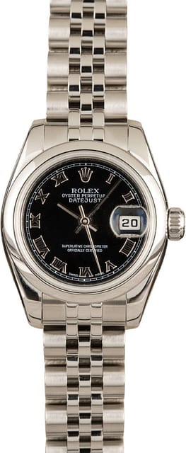 Pre-Owned Rolex Ladies Datejust 179160 Roman Dial