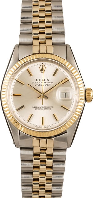 Rolex Datejust 1600 White Dial