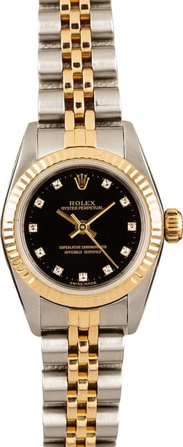 Rolex Oyster Perpetual 76193 11 Diamond Dial