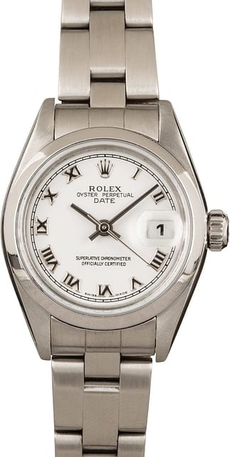 Ladies Rolex Date 79160 White